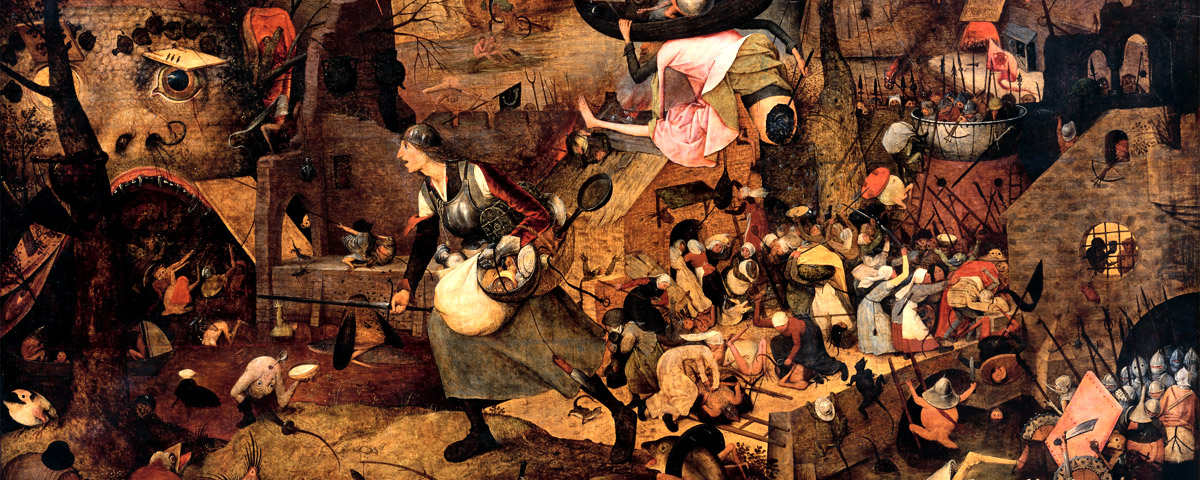 Pieter Bruegel d. Ä. (um 1525/30 – 1569 Brüssel): »Dulle Griet«, 1563 (Ausschnitt). Holz, 117,4 × 162 cm. Antwerpen, Museum Mayer van den Bergh © Museum Mayer van den Bergh/Foto: Thomas Prochazka