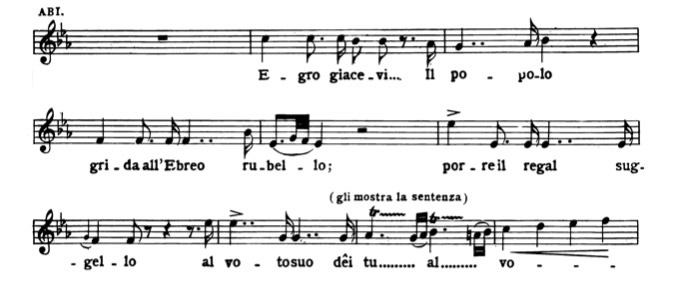 Giuseppe Verdi: »Nabucco«. Abigailles »Egro giacevi…« aus dem dritten Teil (dem Duett mit Nabucco)