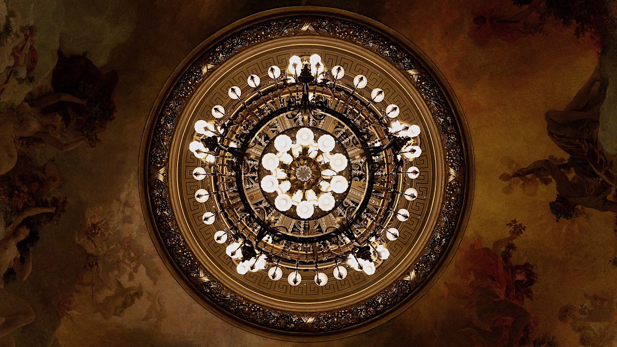 Luster in der Rotonde des Palais Garnier, Paris © Thomas Prochazka